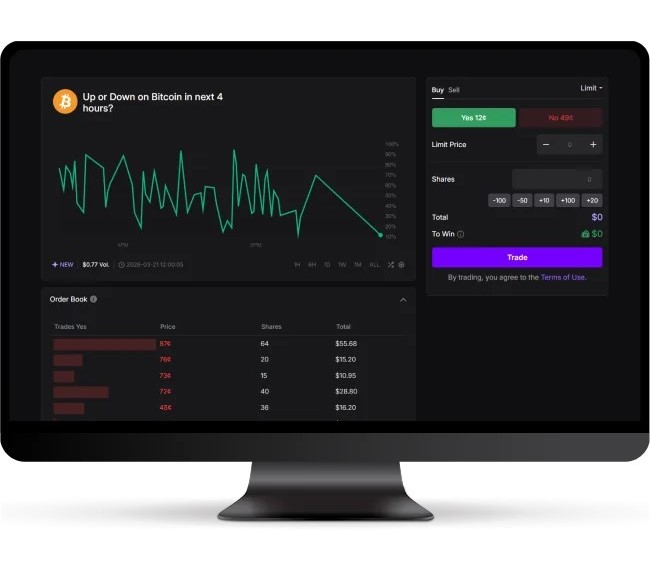 Crypto prediction market trading platforms